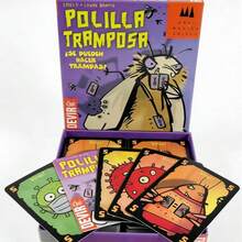 POLILLA TRAMPOSA，假日休闲游戏，阿巴雅欺骗游戏，熟悉的互动游戏，纸质材料 - 社交技能关系游戏，假日游戏 | POLILLA TRAMPOSA 互动卡牌游戏套装 - 彩色 - 查看 2