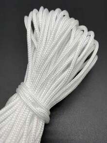 Multi-Size White Braided Paracord, Strong Nylon String For DIY, Camping, Fishing, Packaging - F-White - View 4