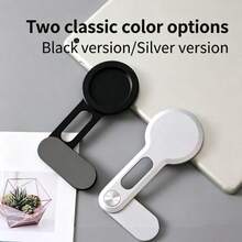 Magnetic Computer Side Screen & Phone Holder, Adjustable Laptop Extension Desk Phone Stand With Invisible Adhesive - View 1