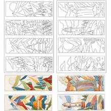 Washable Landscape Embroidery Pattern Stabilizer, Suitable For Handicraft Lovers And Beginners, DIY Embroidery Fun Style Stickers And Sewing Paper - A309 - View 16