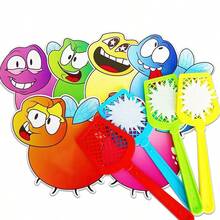 hoojojo 1 Set Of DIY Erasable Cards Set, Reusable Writing Cards With 4 Fly Swatter Game Props, 6 Colors Interactive Reaction Matching Game, Cognitive Learning Supplies, Creative Stationery Learning Props For Family Party Activity Back To School - Multicolor - View 13