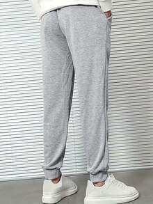 Plus-Size Men's Printed Patterned Sports Pants Spring And Autumn, Outdoor Sports Pants - Black - View 11