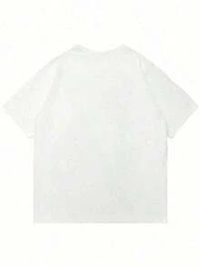 1 pieza Camiseta de Girasol Amarillo Positividad Floral Acuarela Buenas Vibas - 100% Algodón Tops de Verano Camisetas Gráficas, Ropa Y2K Camisetas Gráficas para Hombres, Camiseta Jamaica Nana Ropa de Hombre 180g 100% Algodón suave Y2k Camiseta Camisa De - Negro - Ver 2
