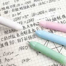 5支0.5毫米细尖可伸缩速干黑色墨水笔，可爱文具用品，适合学习和办公，时尚设计 - A - 查看 7