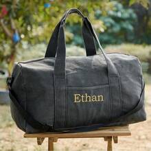 定制个性化文字旅行手提袋，伴郎行李袋，信件旅行包，健身包，男士礼物，伴郎礼物，男士旅行包，适合旅行、度假和日常使用 - 彩色 - 查看 10