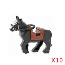 Figuras de Caballeros Militares Medievales y Juego de Bloques de Construcción de Caballos de , Juguetes Militares Medievales con Accesorios para Niños, Regalo - Z12-4-8 - Ver 38