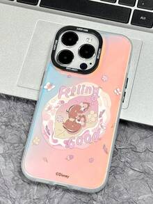 Disney Chip 'n' Dale Phone Case for iPhone17ProMax, 16 Plus, 17 Pro, 16, 15, 14, 13 Pro, 11, 12, XS Max, XR, simple and stylish printed protective case. - 透白色 - 查看 3