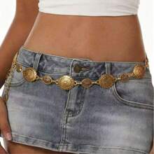 Fivela de Círculo de Metal Nicho, Decoração Versátil e Chique Minimalista para Vestidos - Prata - Visão 3