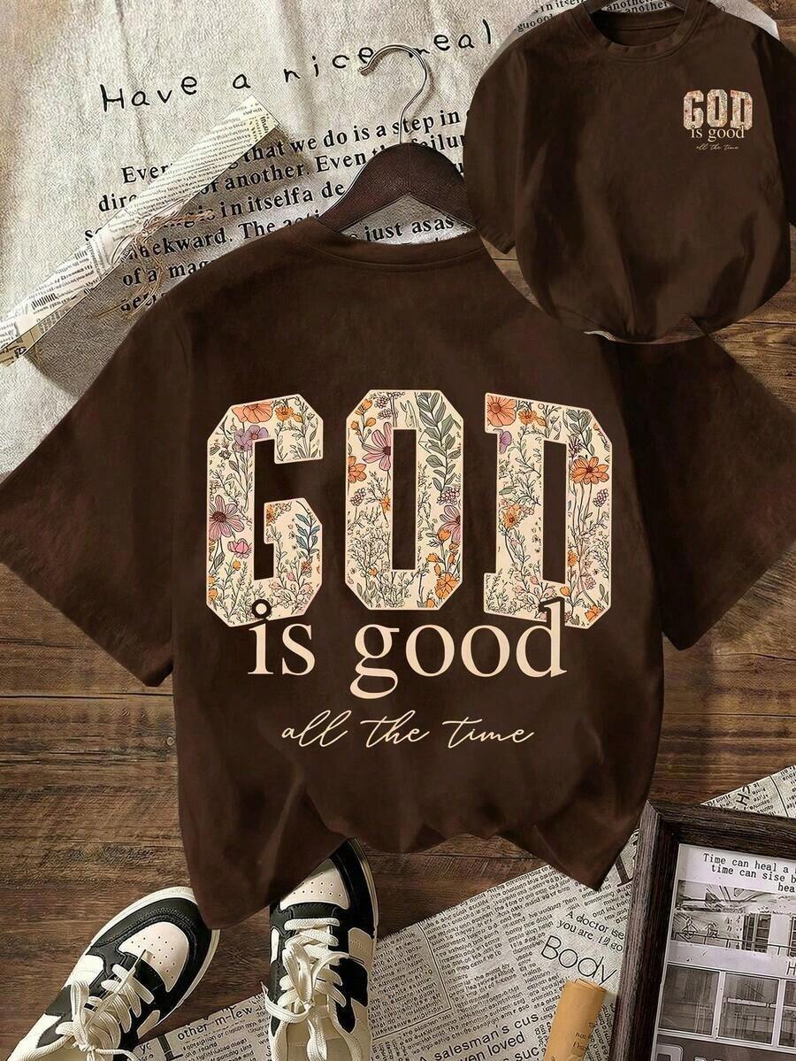 Custom Printed Short-Sleeved T-Shirt, Summer Features, Loose And Fitted, Suitable For All Body Types, The Cotton Fabric Is Soft And Breathable. - Black - View 1