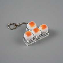 Soft Bread Keyboard Keychain Stress Relief Toy Caramel Bread Keyboard Stress Relief Toy - Crisp Sound, Stress-Relieving Clicky Toy Keychain, Quiet Anxiety Toy For Adults Work, Travel, Home - Relieve Anxiety, Improve Focus, Desk Decor, Party Favors, Christmas And Birthday Gifts - Multicolor - View 9