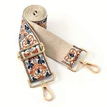 Dây đeo vai thay thế có thể điều chỉnh, rộng 5cm, kiểu Bohemian, chất liệu jacquard bền chắc, đa năng, phù hợp với túi xách nữ, ví cầm tay, túi du lịch, túi golf, túi tote, hành lý, túi đeo vai, túi tập gym, túi mini. - Nhiều màu - Xem 7