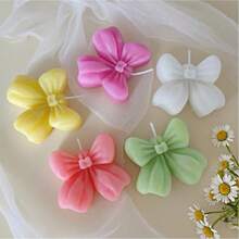 1PC, Bowknot Scented Candle Home Decor Ornament - 1PC - View 2