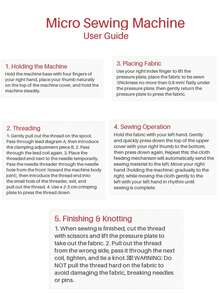 1pc Portable Mini Manual Sewing Machine, Handheld Sewing Machine For Home And Travel Use, Convenient And Quick For Clothing Repair - Compact, Lightweight And Easy To Use Sewing Tool - Multicolor - View 12