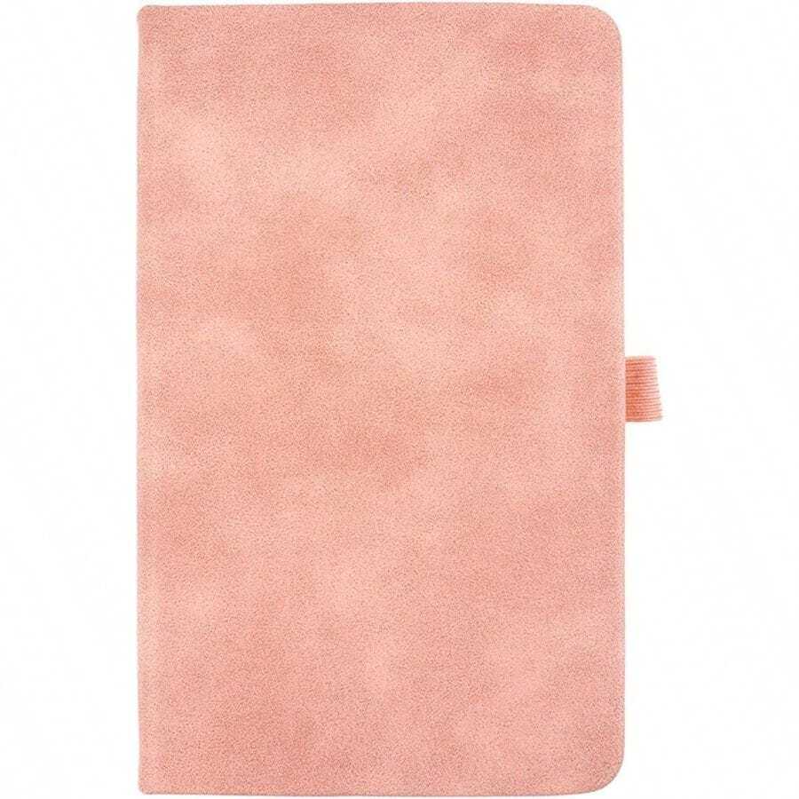 Password Book With Alphabetical Tabs - Pink Vegan Leather Pocket Size Notebook - Internet Address Log In Organizer For Women Adults World Book Day - Pink - View 1