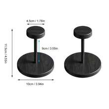 2pcs Convenient Disposable Cup Holder, Made Of ABS Plastic, Wood Grain Design, Very Suitable For Home, Workplace, Bathroom, And Cafes, A Disposable Cup Organizer, Suitable For Home And Party Use - Black - View 5