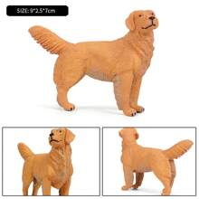 Oenux perro animales modelo Husky pastor alemán Rottweiler San Bernard figura de acción cachorro figuras PVC colección juguete chico regalo - Modelo de perro 2 - Ver 16