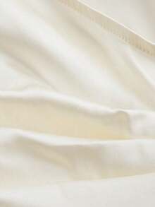 MOD Elegante Camisa Cruzada de Color Sólido con Mangas Tipo Linterna y Lazos para Mujer, Primavera/Verano - Blanco - Ver 4