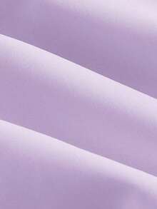 Vestido de tirantes elegante de unicolor y simple para uso diario de mujer - Lila Púrpura - Ver 6