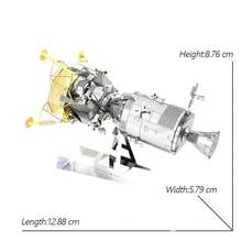 Rompecabezas de Metal 3D UFO DIY hecho a mano exploración espacial nave espacial modelo de ensamblaje rompecabezas juguetes para niños adultos - TK01-32 - Ver 25