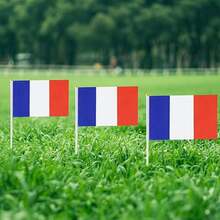 The French Flag (Mini Chain Flag - Hand-Cranked Flag) Is Used For Patriotic Activities. It Includes French Rope Flags For Events Such As Independence Day, Sports, Bars, Large Conferences, Schools, Indoor And Outdoor Decorations. - View 7