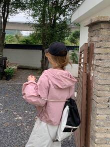 Women Lightweight Jackets - 粉色 - 查看 3