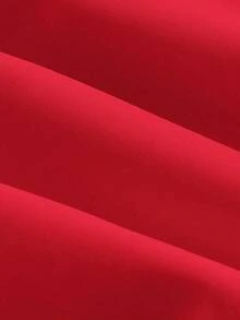 Vestido de tirantes elegante de unicolor y simple para uso diario de mujer - Burdeos - Ver 5