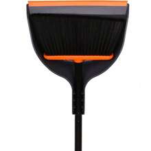 Angle Broom And Dustpan Set, Dust Pan Snaps On Broom Handles Orange - 預設 - 查看 7