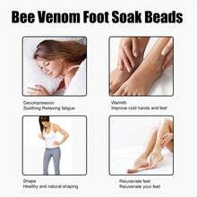 South Moon Bee Venom Foot Soaking Beads Slimming, Firming, Shaping, And Relieving Leg Vein Discomfort Foot Soaking Beads - Black - View 3