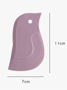 1pc/3pcs Penguin Shaped Soft Scraper, Household Kitchen Oil Board Scraper, Baking Cooking Small Tool - Grey - View 7