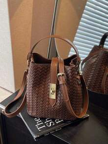 Women Top Handle Bags - 棕色的 - 查看 13
