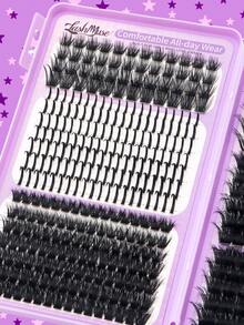 LUXE 07-Party-Lashbook 512pcs Sổ mi giả dung lượng lớn 8D Siêu mềm mại, thoải mái, chất lượng cao, tự làm mi giả, nối mi kiểu Nga, mi giả riêng lẻ, mi giả 3D dày dặn, mi giả xoăn DD 10-16MM, 6 kiểu mi giả, mi giả nhọn, mi giả riêng lẻ tại nhà, phù hợp cho trang điểm hàng ngày, tiệc tùng, sân khấu, cosplay, làm đẹp & sức khỏe, làm đẹp lễ hội. - Xem 9