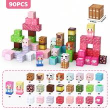 Bộ xếp hình nam châm hình lâu đài công chúa màu hồng, đồ chơi giáo dục STEM, đồ chơi sáng tạo và quà tặng giáo dục cho trẻ em từ 3 tuổi trở lên. - Nhiều màu - Xem 8