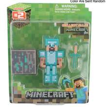 Minecraft Karakter Anime Seri Creeper, Ender Dragon, Steve, Iron Golem, Barang Koleksi, Dekorasi, Hadiah Ulang Tahun, Halloween, Natal - MultiWarna - View 2