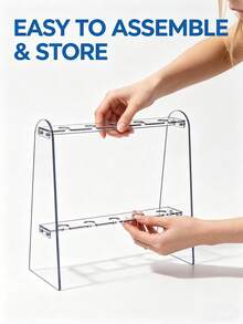 1 cái = 1 bộ / 3 cái = 1 bộ. Giá đỡ ly sâm panh bằng acrylic thanh lịch, kiểu dáng tối giản hiện đại, trong suốt, thích hợp cho tiệc tùng, đám cưới, Giáng sinh. - trong suốt - Xem 4
