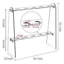 1 cái = 1 bộ / 3 cái = 1 bộ. Giá đỡ ly sâm panh bằng acrylic thanh lịch, kiểu dáng tối giản hiện đại, trong suốt, thích hợp cho tiệc tùng, đám cưới, Giáng sinh. - trong suốt - Xem 3