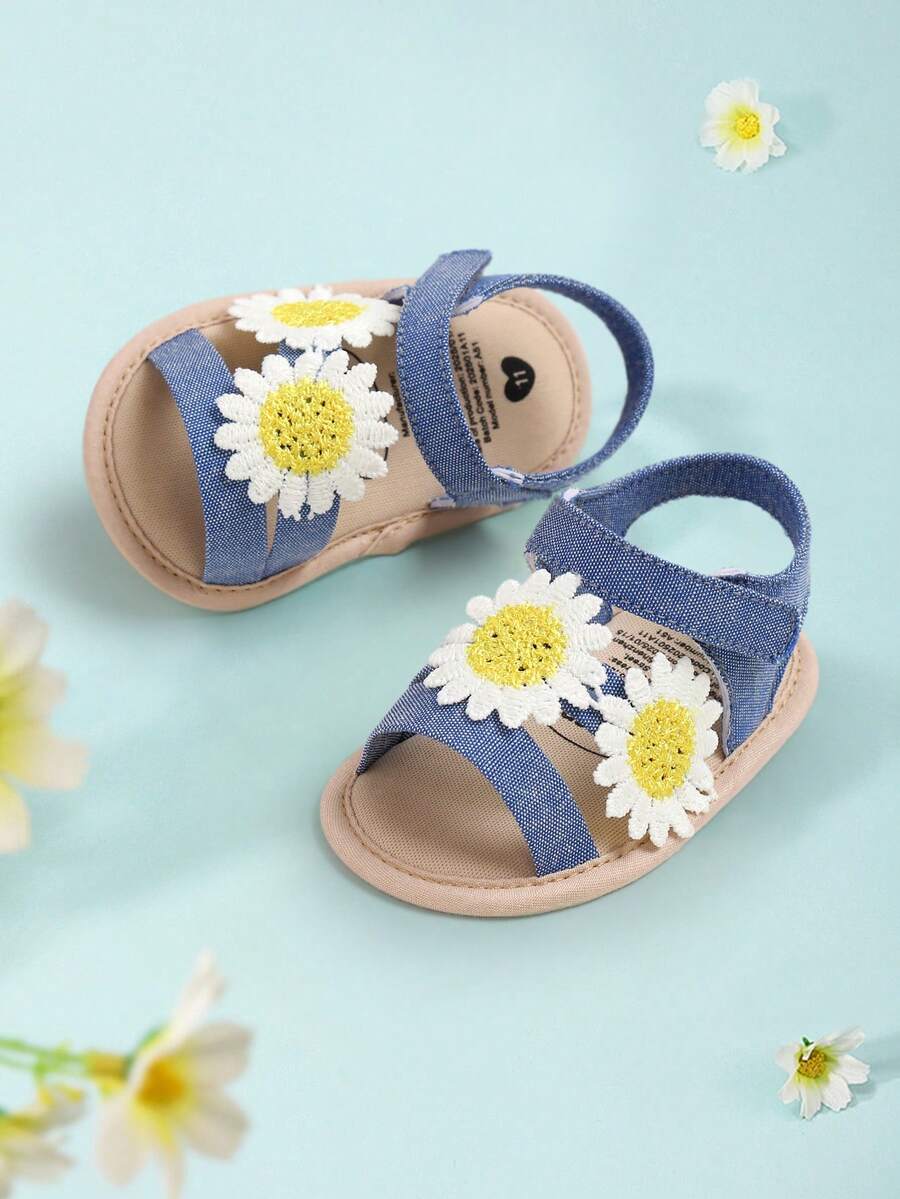 Cute Open Toe Sandals Suitable For Girls & Toddlers, Breathable Lightweight Non-Slip For Indoor & Outdoor Wear, Spring/Summer