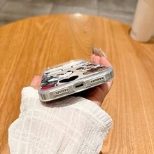 Disney手機殼：採用可愛黑白素描風格米奇卡通設計，支援MagSafe磁吸功能，相容iPhone 17、17 Air、16 Pro Max、17 Pro、16 Plus、15 Pro Max、17 Pro Max、16 Pro、15 Plus、14 Pro、13 Pro Max、14 Plus、14 Pro Max、12 Pro和13 Pro機型。由壓克力材質製成，具備防摔保護功能。 - 無色 - 查看 3