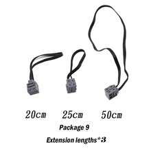 MOC-funciones de energía de alta tecnología, servomotor, interruptor de polaridad, juego de luces, receptor de Control remoto de velocidad IR, caja de batería, Juguetes DIY - Control de Velocidad 8879 - Ver 16