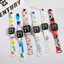 Relojes digitales  Stitch & Lio, relojes con estampado de acción de dibujos animados a la moda, relojes LED de Anime, relojes para niños, regalos de cumpleaños, juguetes - 1 Reloj-B - Ver 2