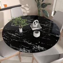 [Giấy dán tường giả đá cẩm thạch chống thấm nước] Giấy dán tường giả đá cẩm thạch đen trắng, chống thấm nước, chống dầu, có thể tháo rời, thích hợp cho phòng tắm, nhà bếp, phòng ngủ, phòng khách và văn phòng, kích thước 40cm*100/300/500cm - đen - Xem 9