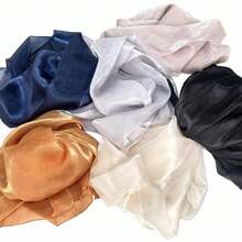 1pc Women's Elastic Satin Shawl, Suitable For Wedding, Party, And Holiday Dress,Beach - Multicolor - View 10