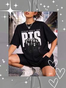 Women T-Shirts - Black - View 1
