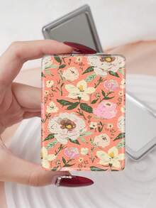 1 pieza Pintura de estilo de óleo con flores de campo, marco compacto, ligero y portátil de alta calidad de acero inoxidable chapado en plata con electrochapado nano, adecuado para diversas ocasiones y todo tipo de personas - Multicolor - Ver 10