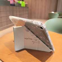 Ốp lưng cho iPad thế hệ thứ 10 / A16, Chức năng tự động tắt/mở màn hình thông minh, Mặt lưng acrylic trong suốt, Chân đế gập chữ Y, Bảo vệ toàn thân chống rơi vỡ, Tương thích với iPad thế hệ thứ 11, iPad thế hệ thứ 9/10 10.2", iPad Pro 11", iPad Air 11". - Trong sáng - Xem 6