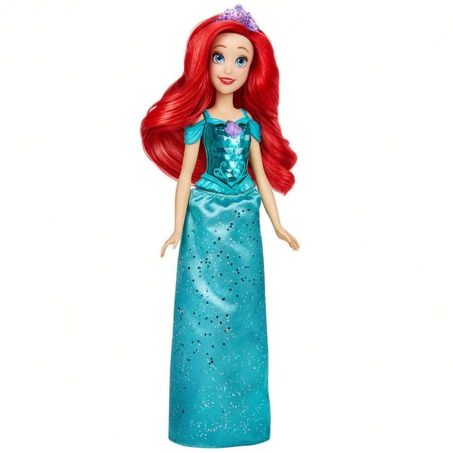 Búp bê Ariel Hoàng Gia Lấp Lánh của Hasbro Disney, Búp bê thời trang kèm váy và phụ kiện, Đồ chơi dành cho trẻ em từ 3 tuổi trở lên. - Ar iel - Xem 1