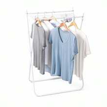 Honey-Can-Do DRY-09864 - Tendedero Plegable de Metal Blanco - Blanco - Ver 8