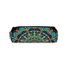Túi đựng bút một lớp, in họa tiết hoa văn Bohemian phủ khắp bề mặt. - màu đen - Xem 17