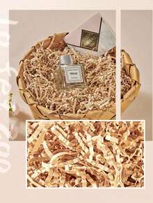 Crinkled Raffia Paper Gift Box Filler - Cushion Padding For Wedding Gifts, Gift Boxes And Crafts - Multicolor - View 1
