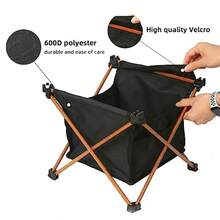 ROCK CLOUD - extra portátil, mesa de acampada, mesa de playa, ultraligera, talla S - Bolsa de almacenamiento - Ver 6