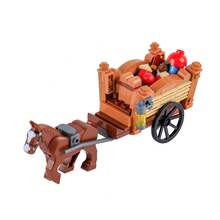 Figuras de Caballeros Militares Medievales y Juego de Bloques de Construcción de Caballos de , Juguetes Militares Medievales con Accesorios para Niños, Regalo - SGM08 - Ver 30